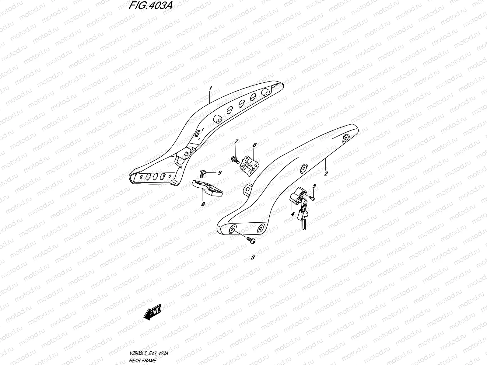 403A - REAR FRAME