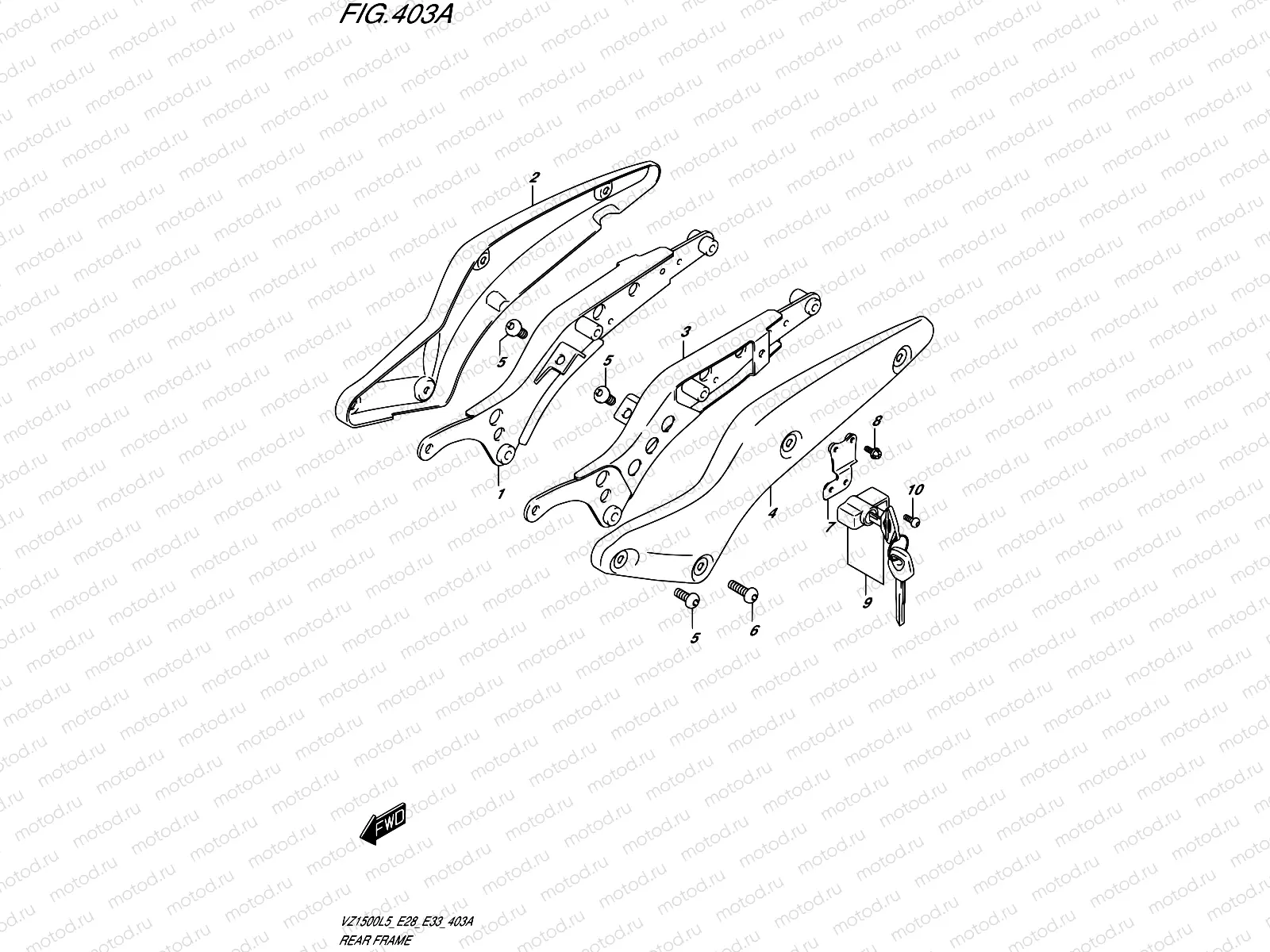 403A - REAR FRAME