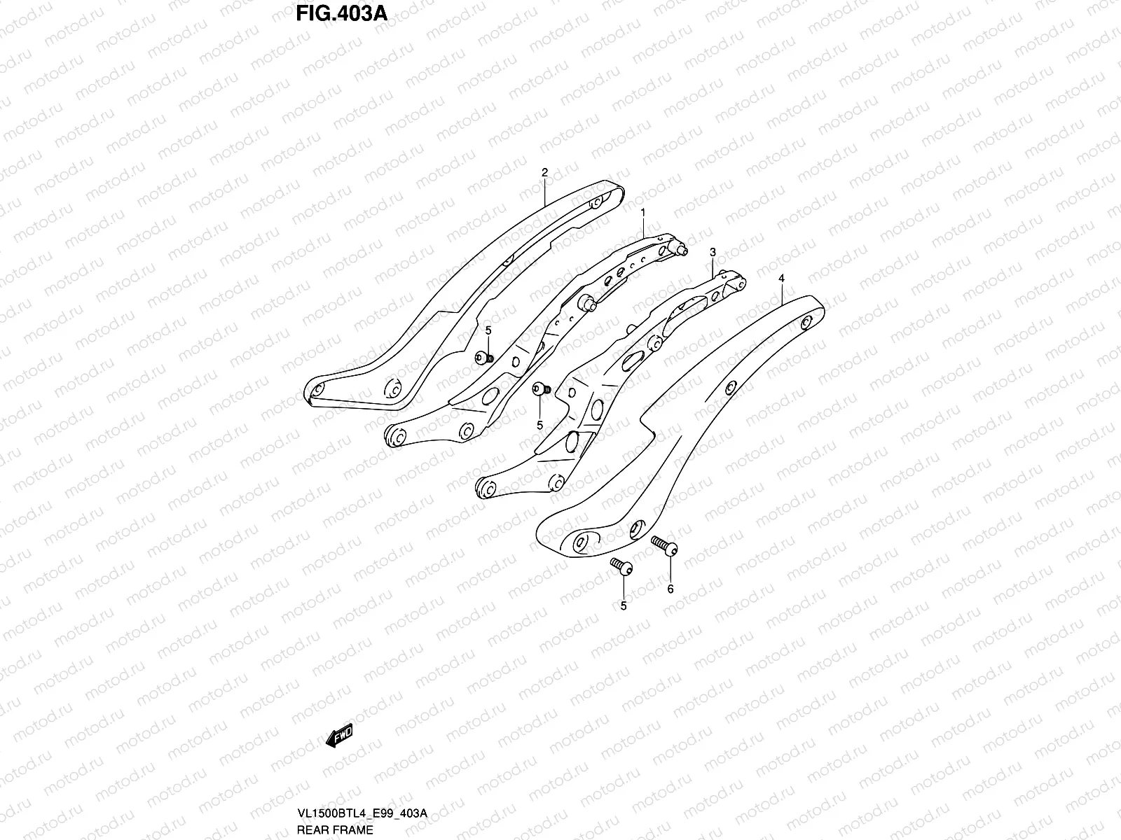 403A - REAR FRAME