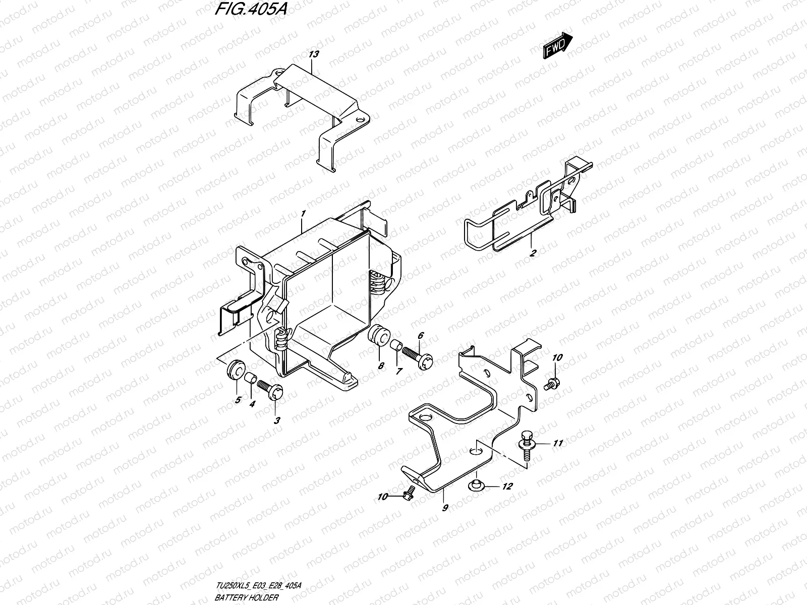 405A - BATTERY HOLDER