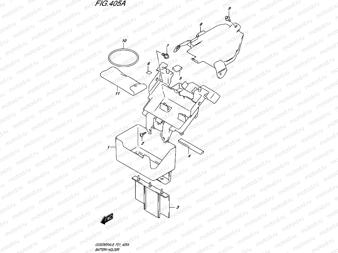 405A - BATTERY HOLDER