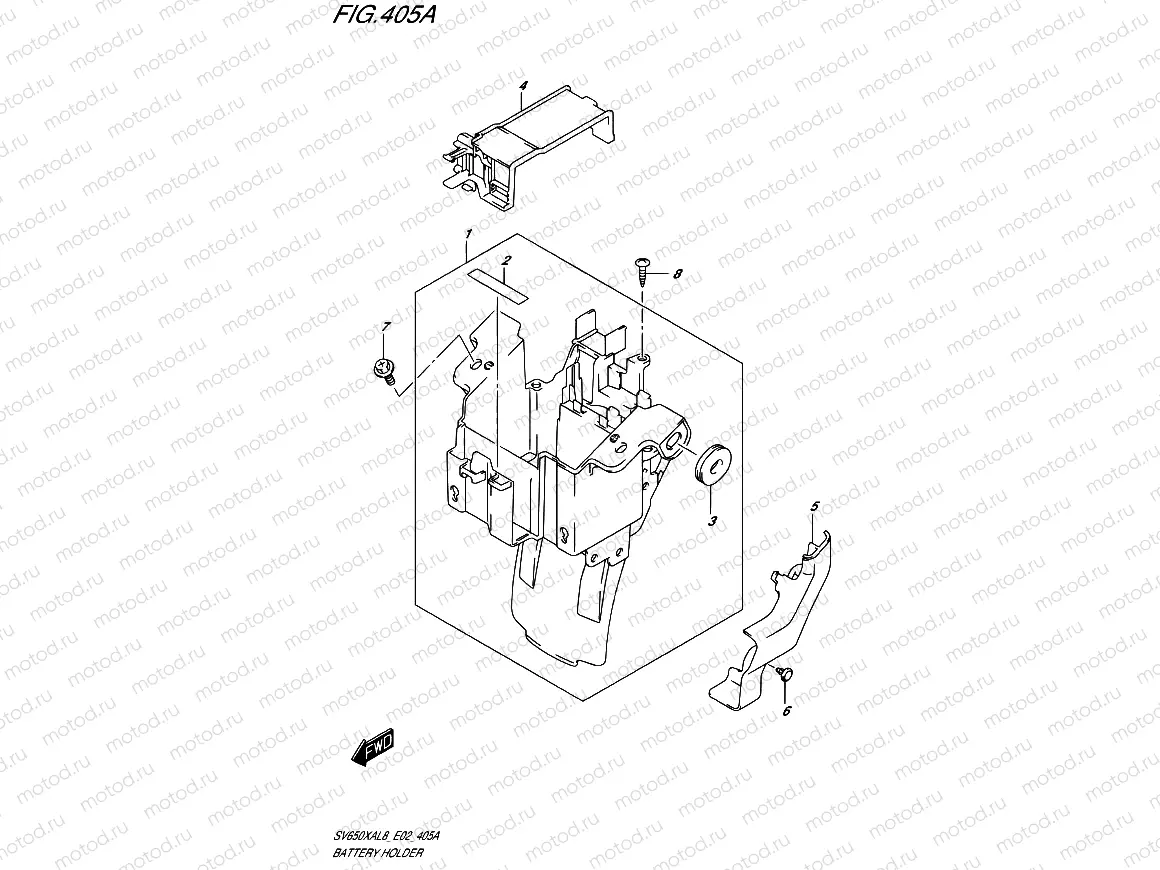 405A - BATTERY HOLDER
