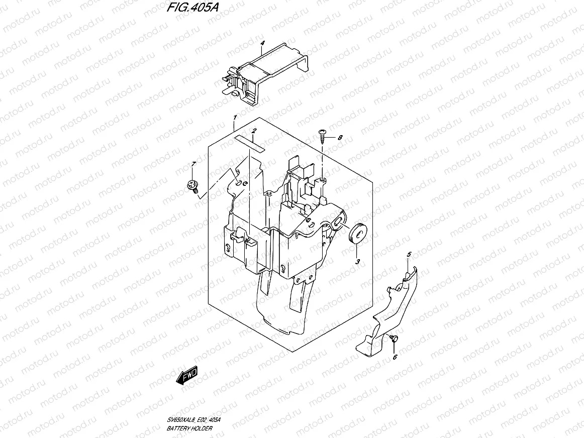 405A - BATTERY HOLDER