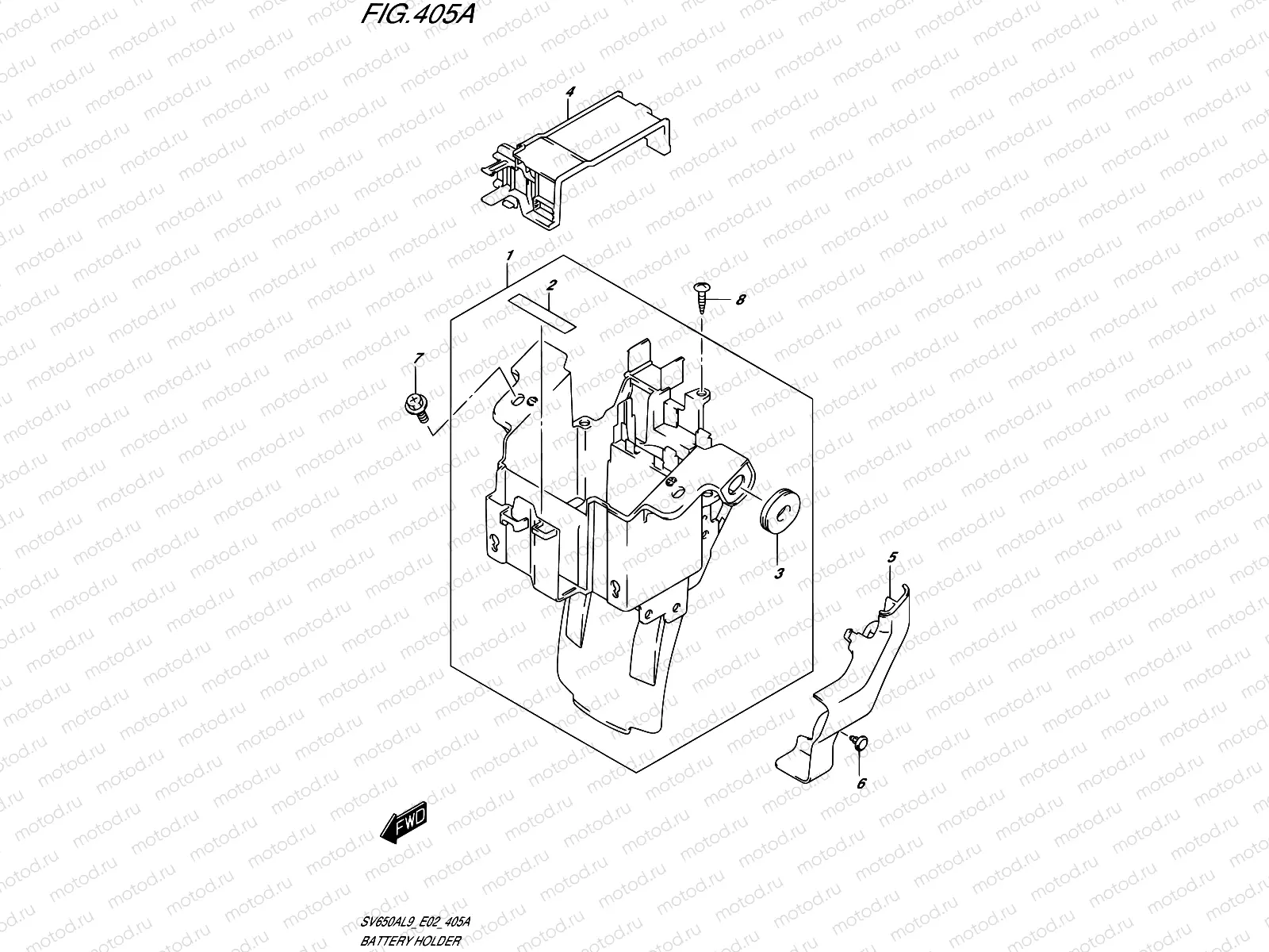 405A - BATTERY HOLDER