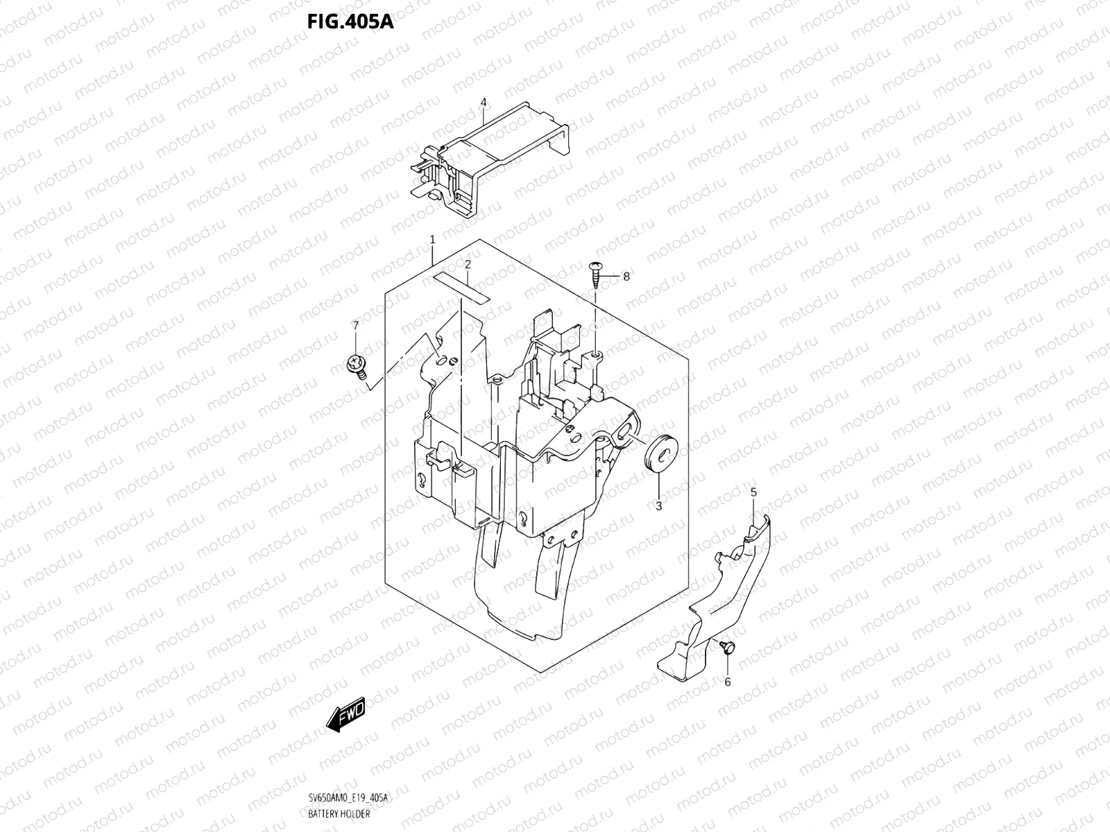 405A - BATTERY HOLDER