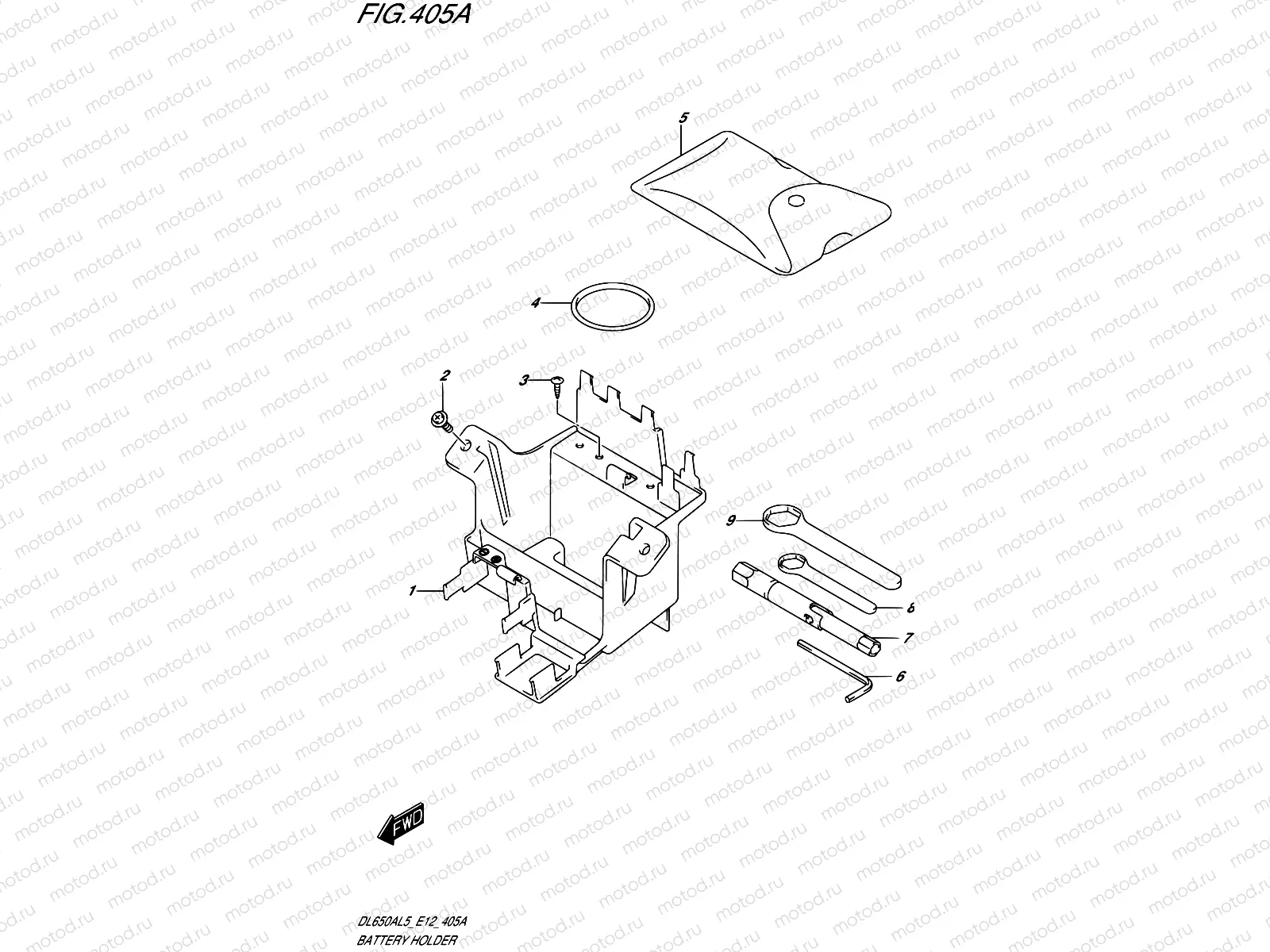 405A - BATTERY HOLDER