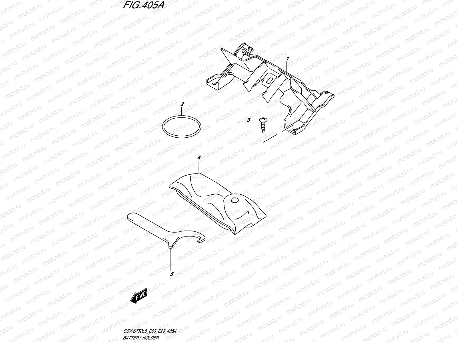 405A - BATTERY HOLDER