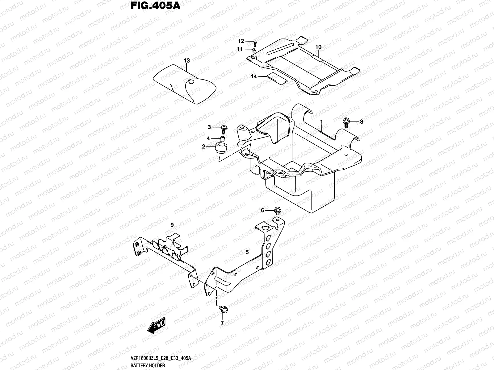 405A - BATTERY HOLDER