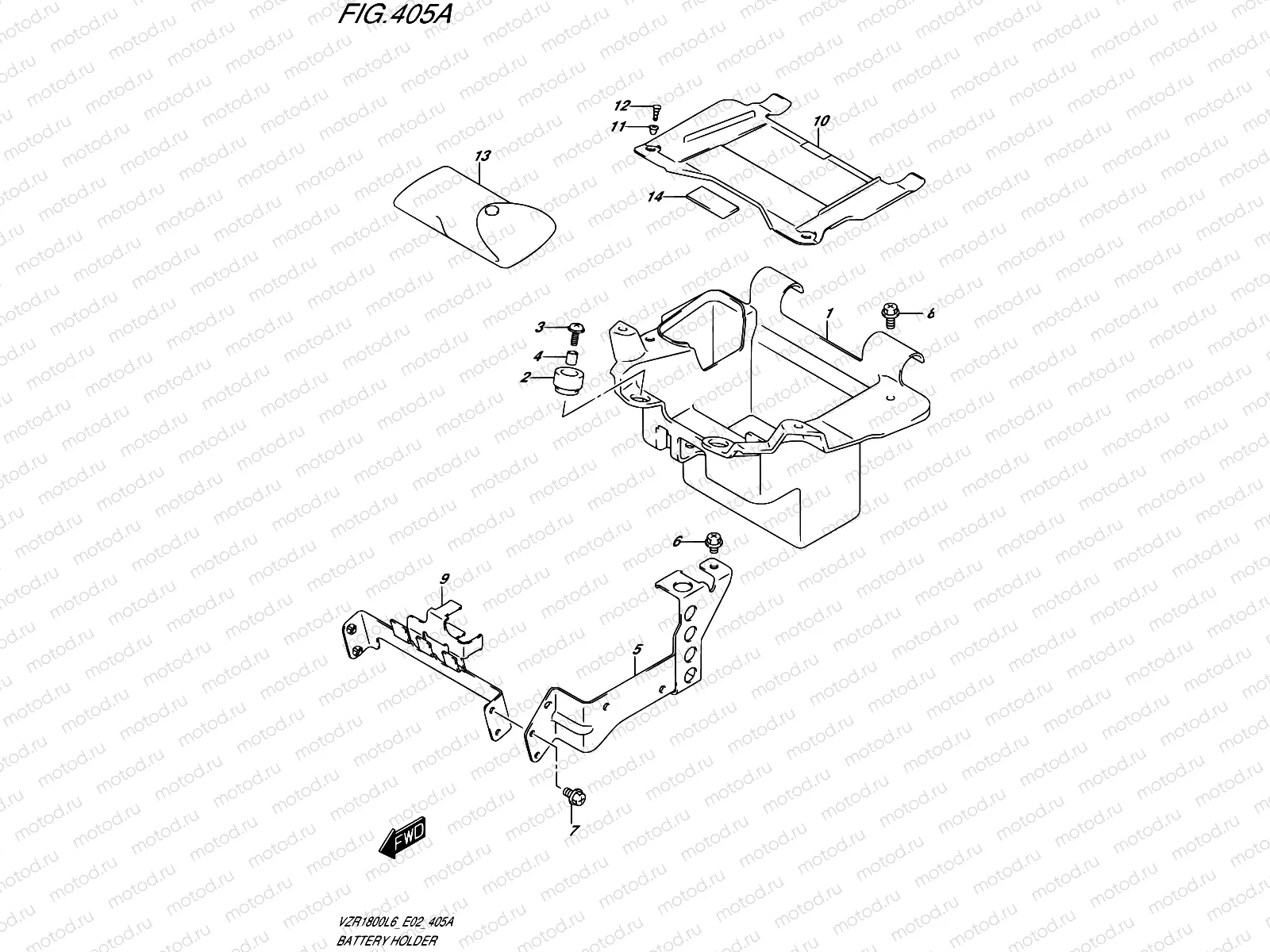 405A - BATTERY HOLDER