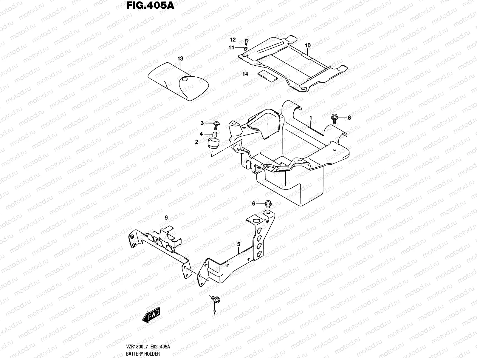 405A - BATTERY HOLDER