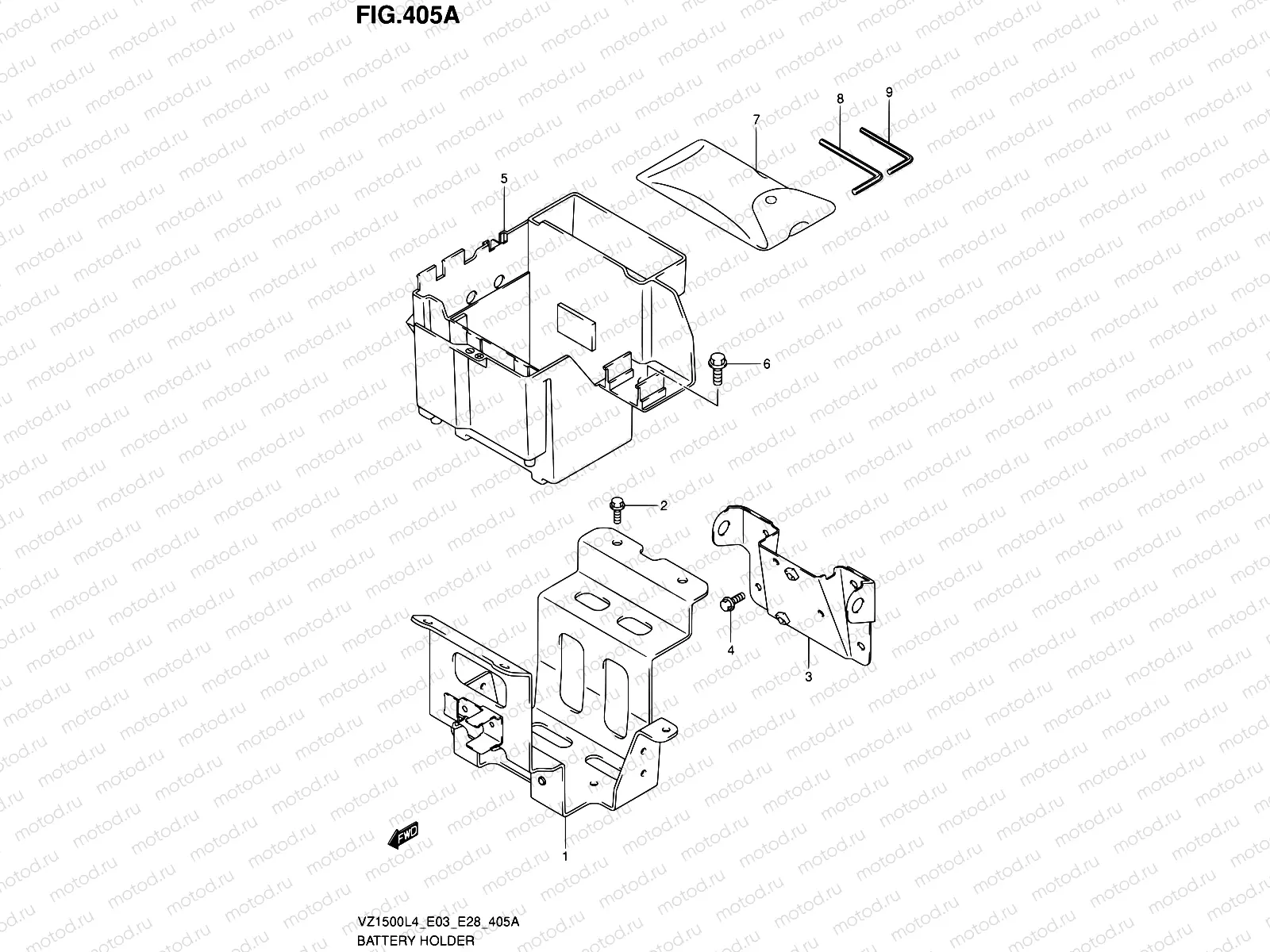 405A - BATTERY HOLDER