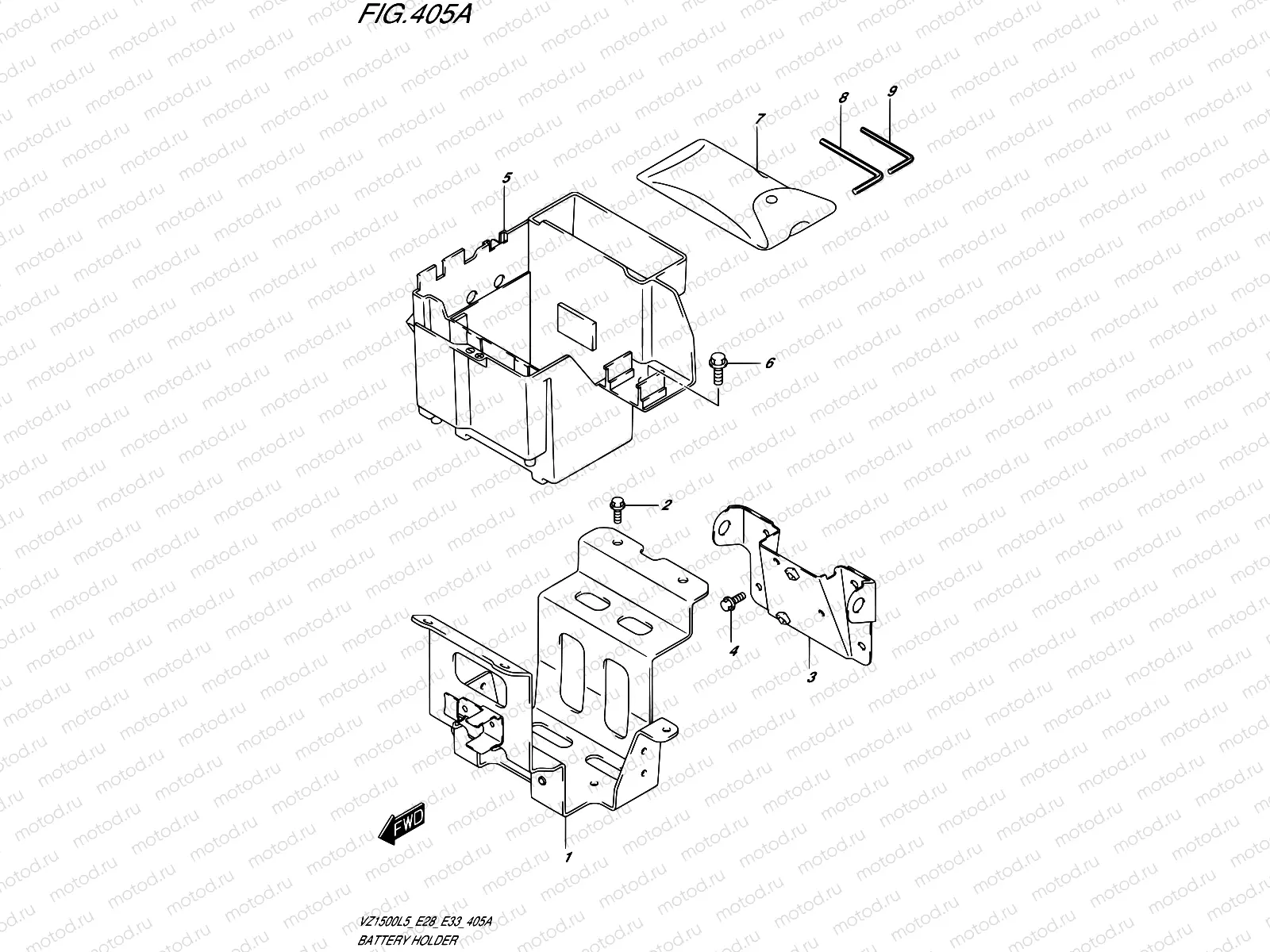 405A - BATTERY HOLDER