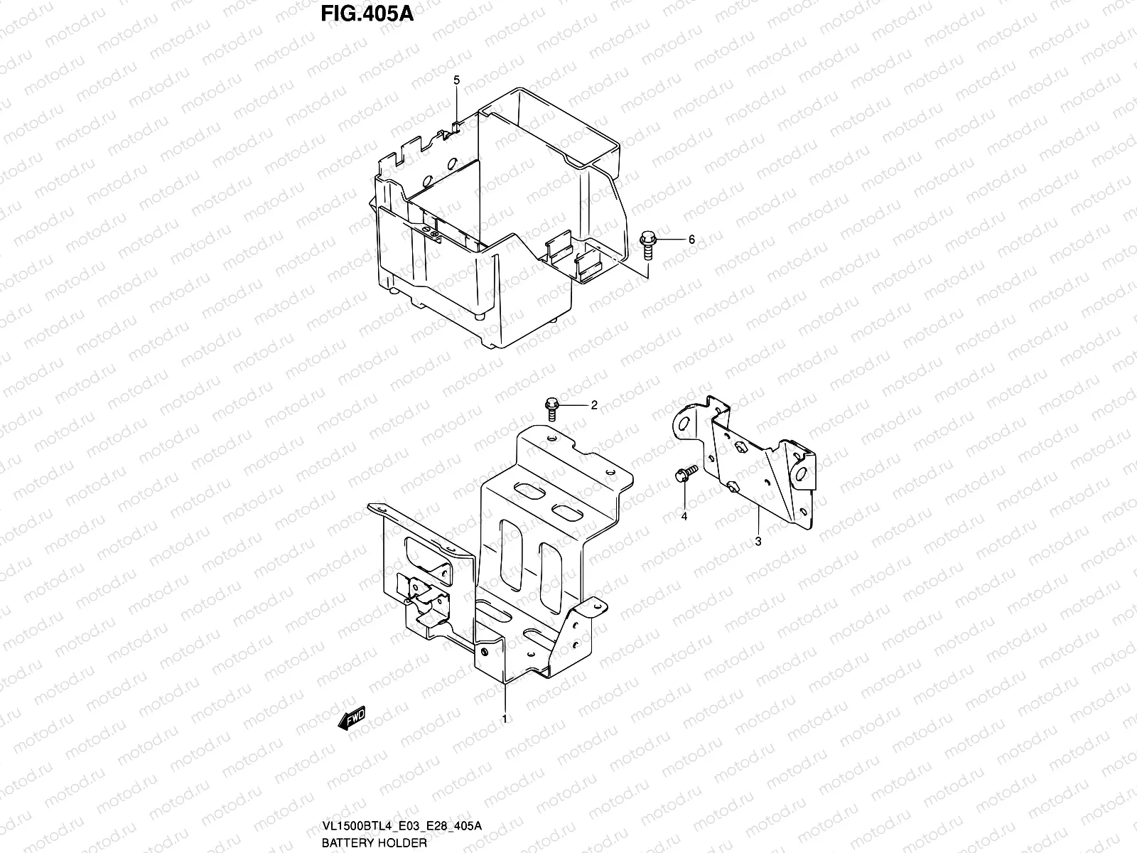405A - BATTERY HOLDER