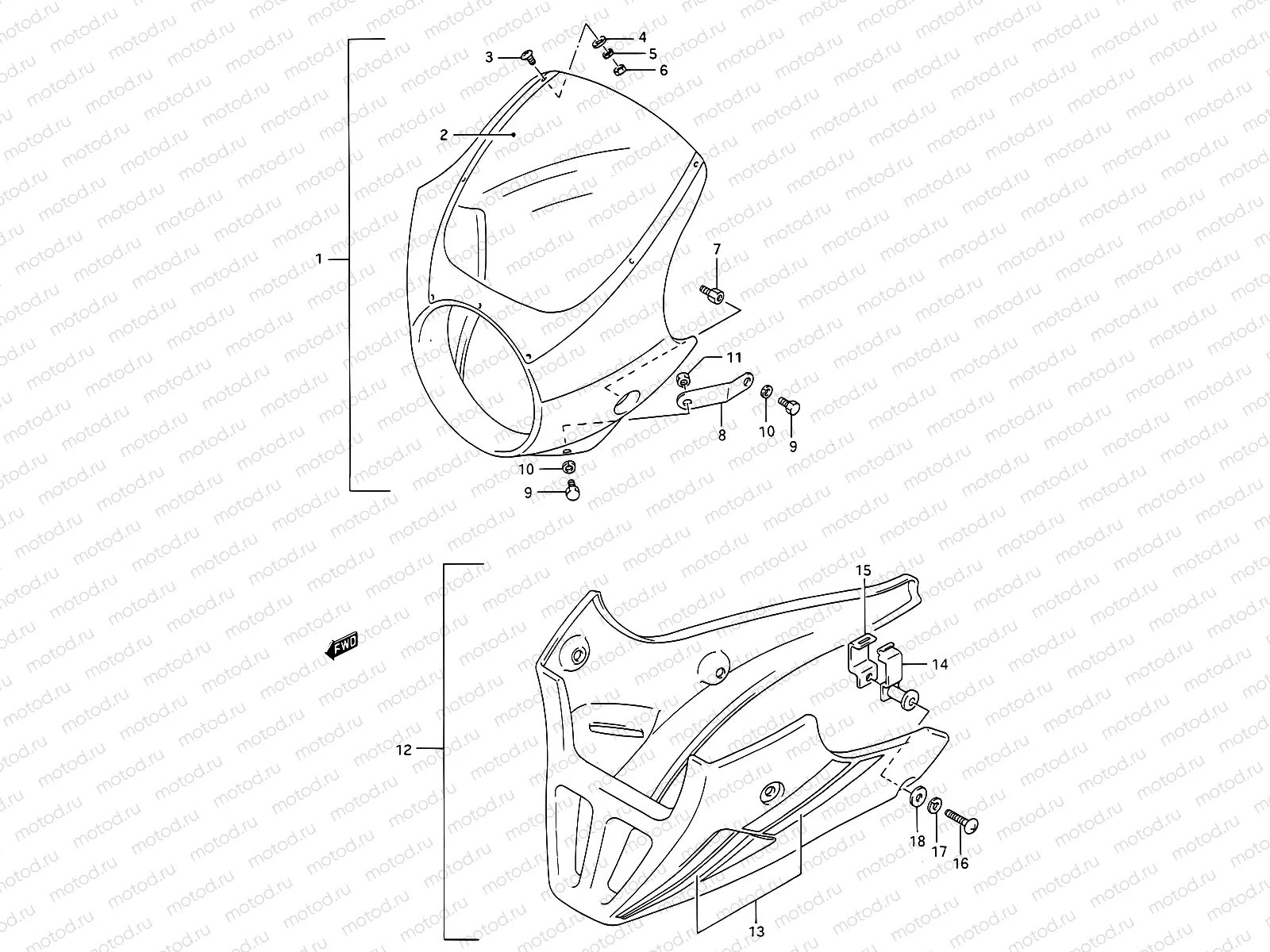 40A - COWLING (MODEL M/N/P/R/S/T OPTIONAL)