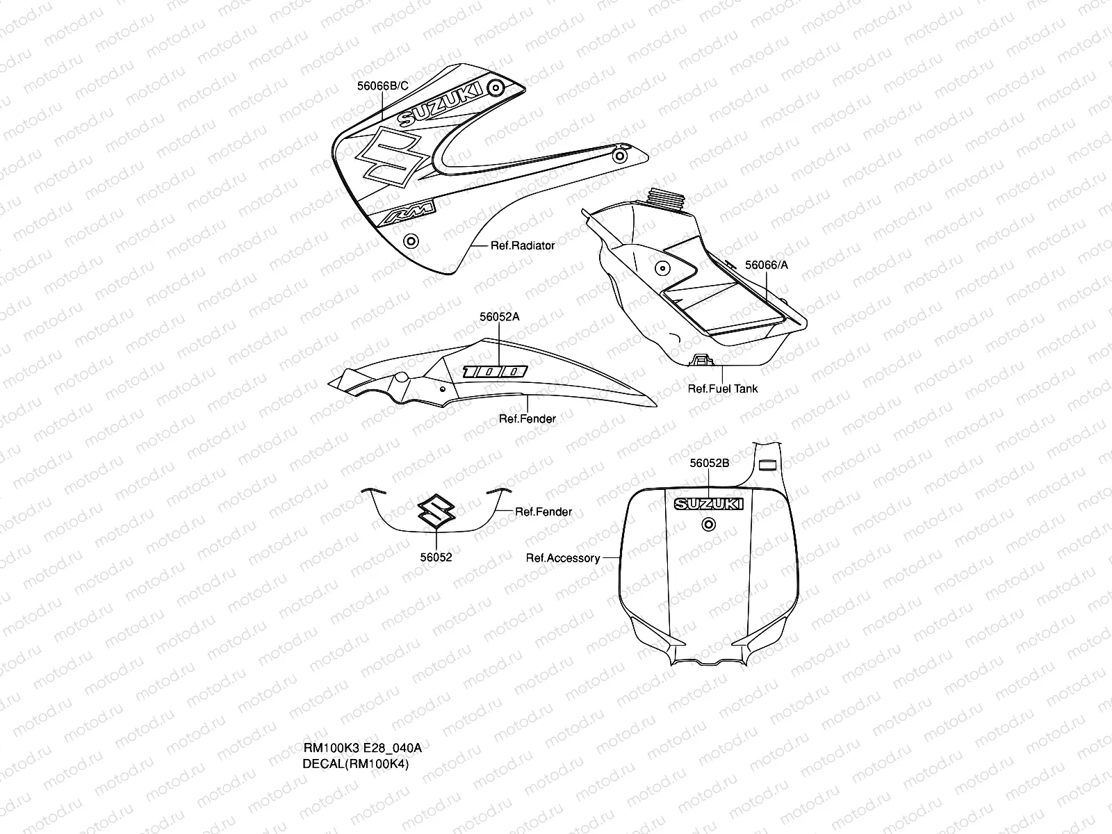 40A - DECAL(RM100K4)