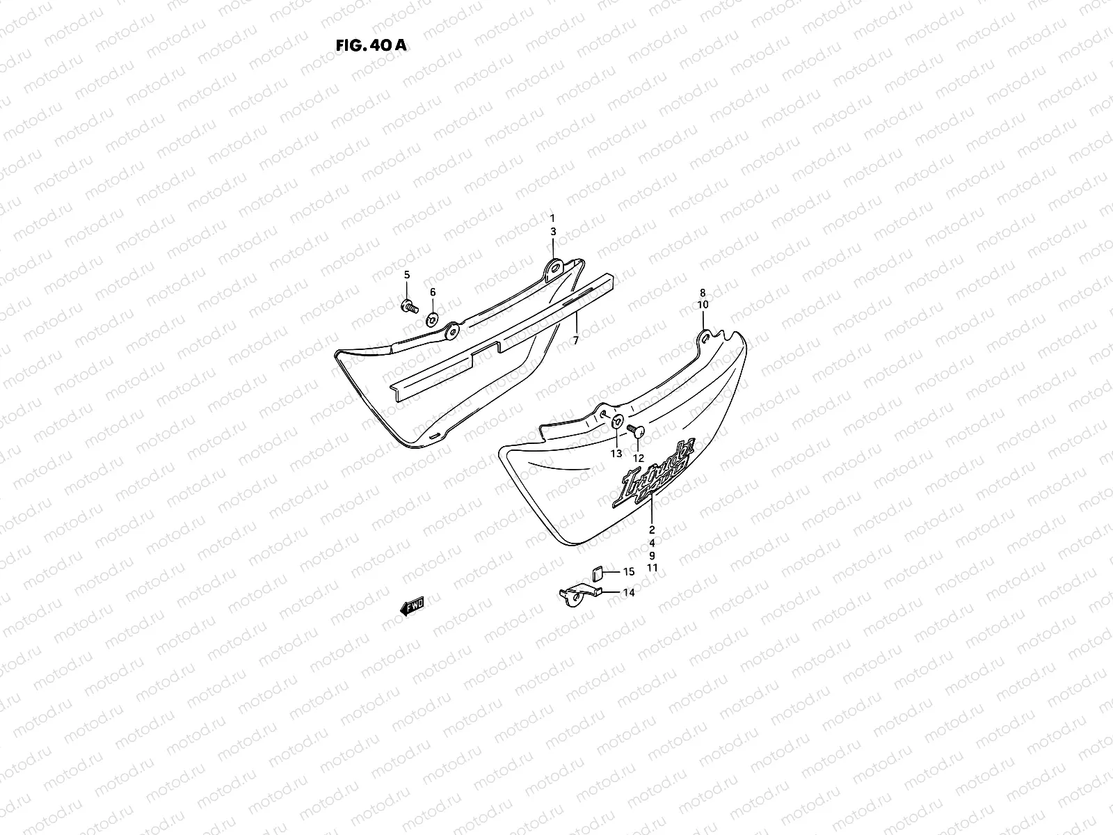 40A - FRAME COVER (MODEL K/L/M)