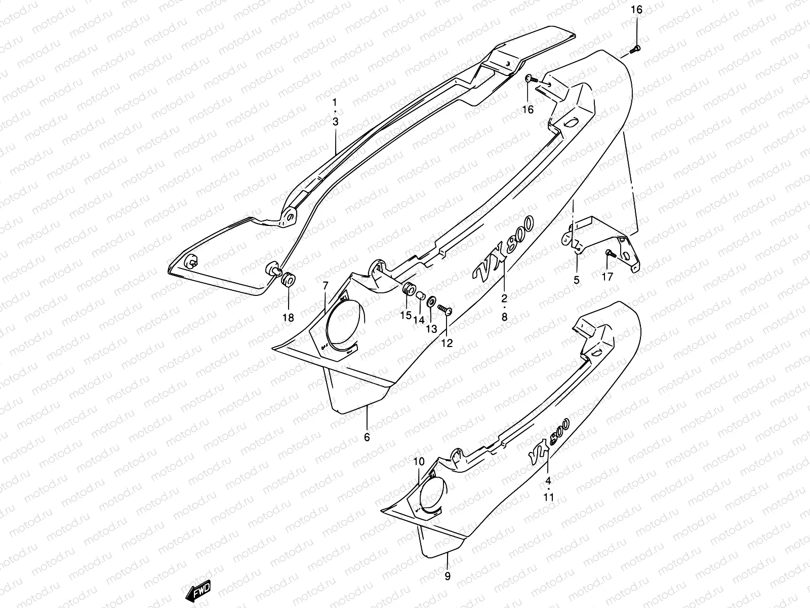 40A - FRAME COVER (MODEL N/P)