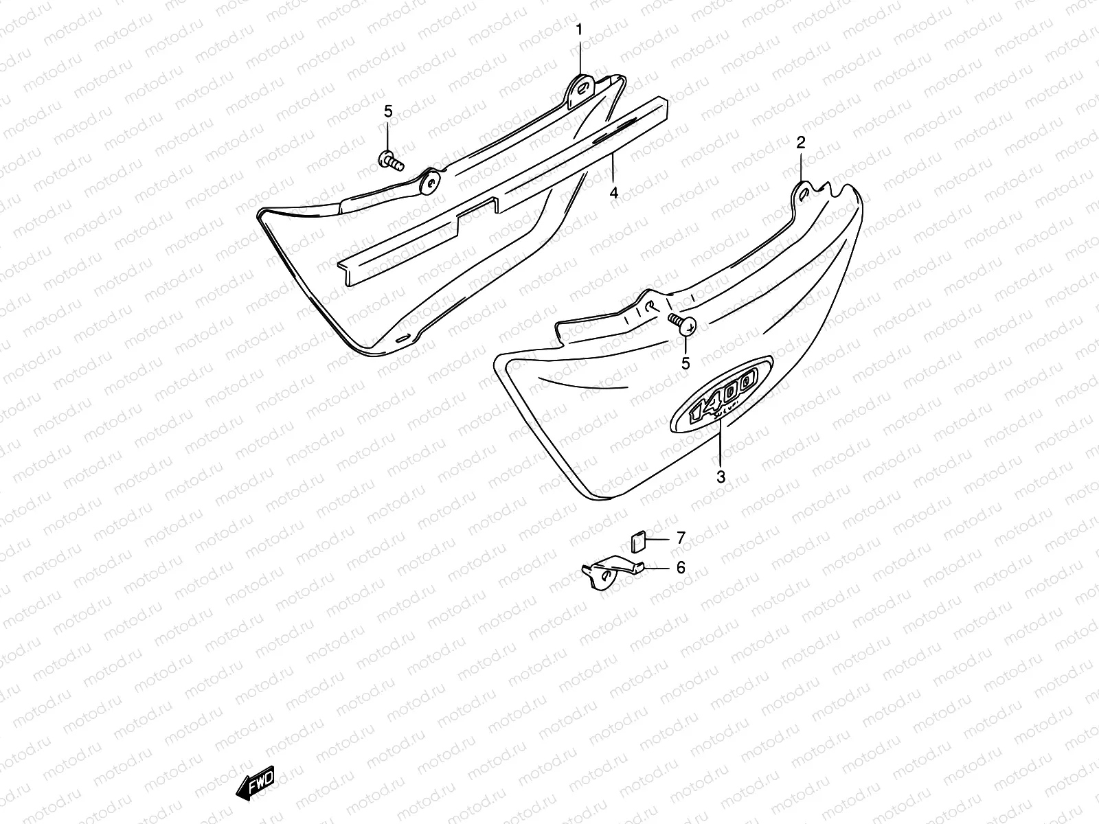 40A - FRAME COVER (MODEL W/X/Y/K1)