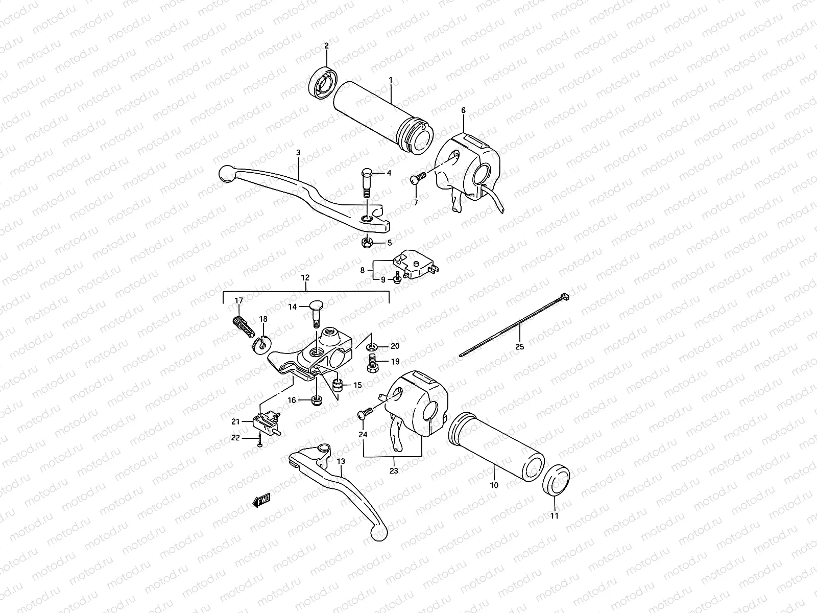 40A - HANDLE SWITCH (MODEL K/L/M/N/P)