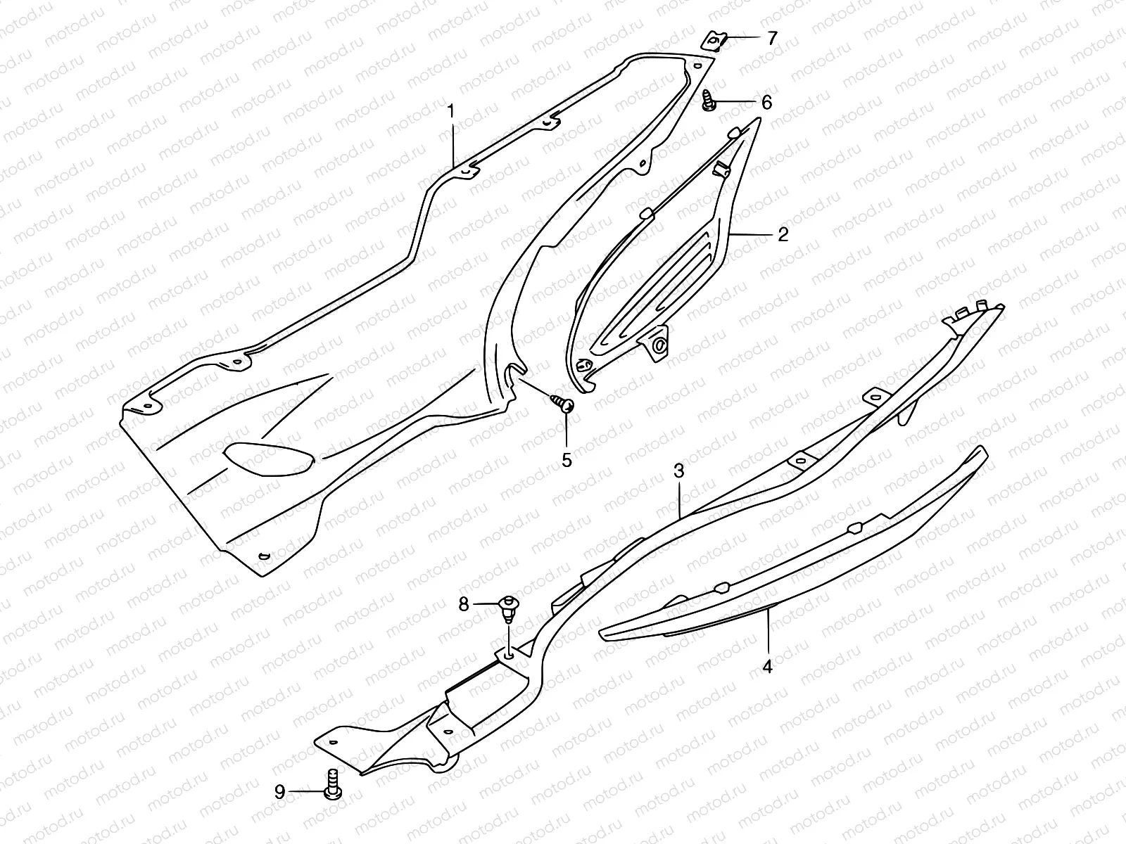 40A - SIDE LEG SHIELD (MODEL Y)