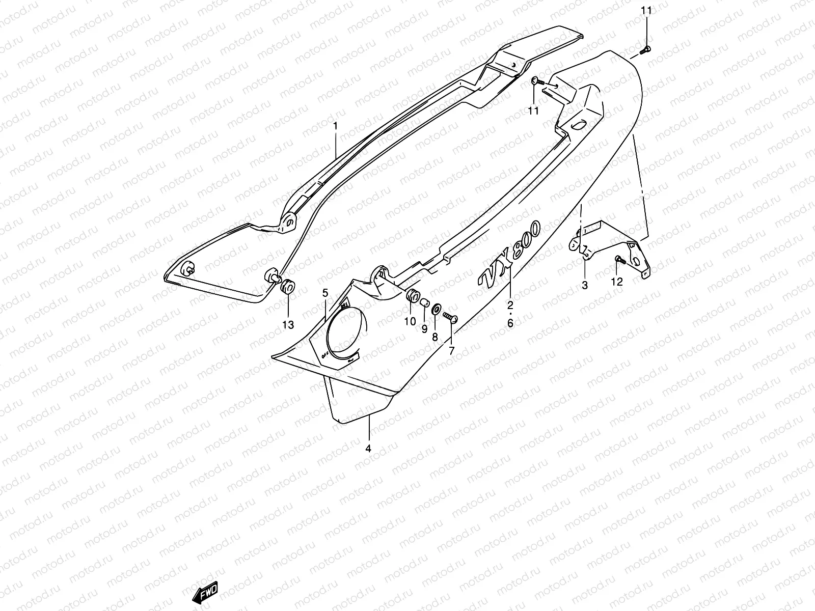 40B - FRAME COVER (MODEL R/T)