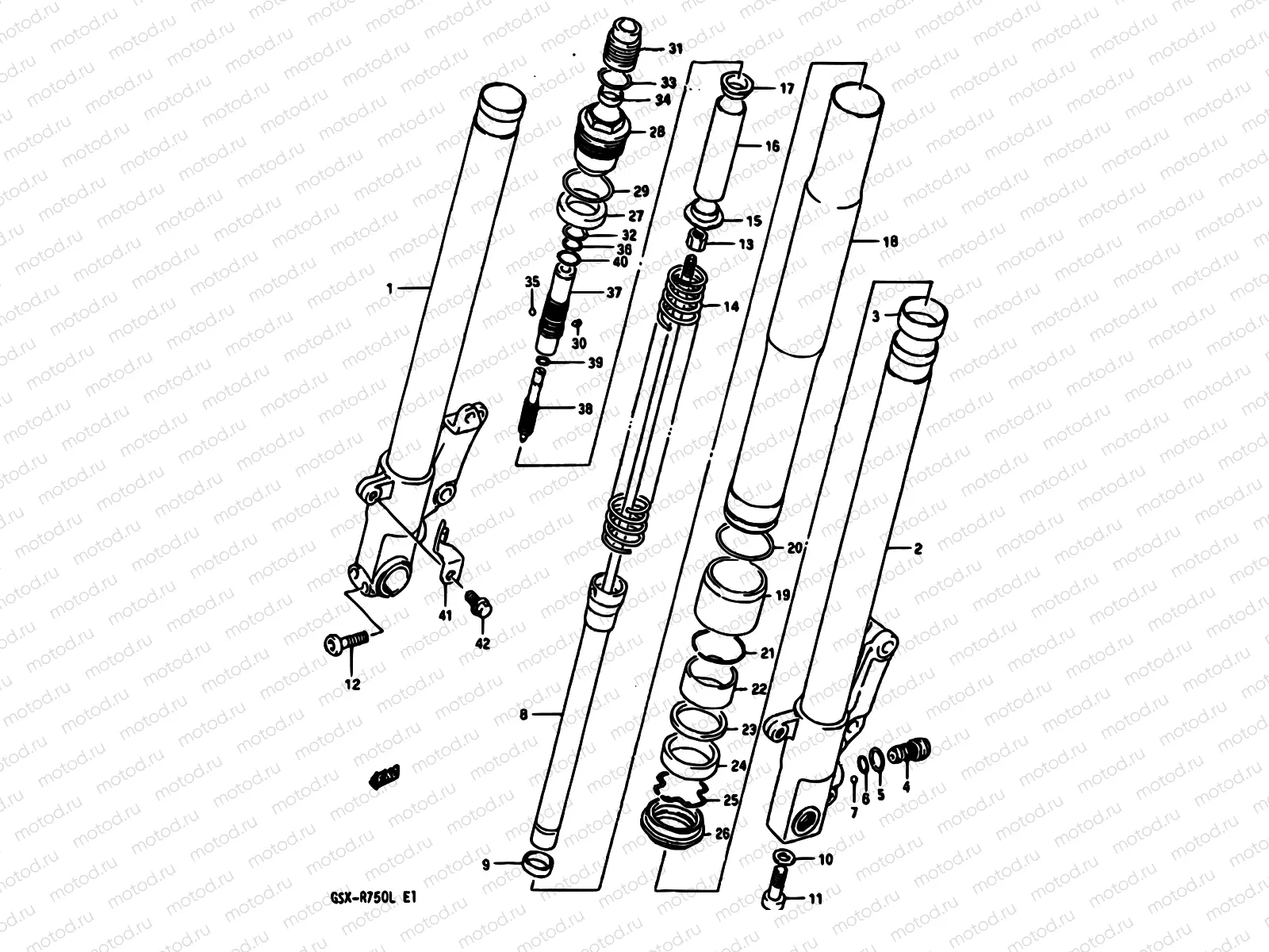 40B - FRONT DAMPER (MODEL L)