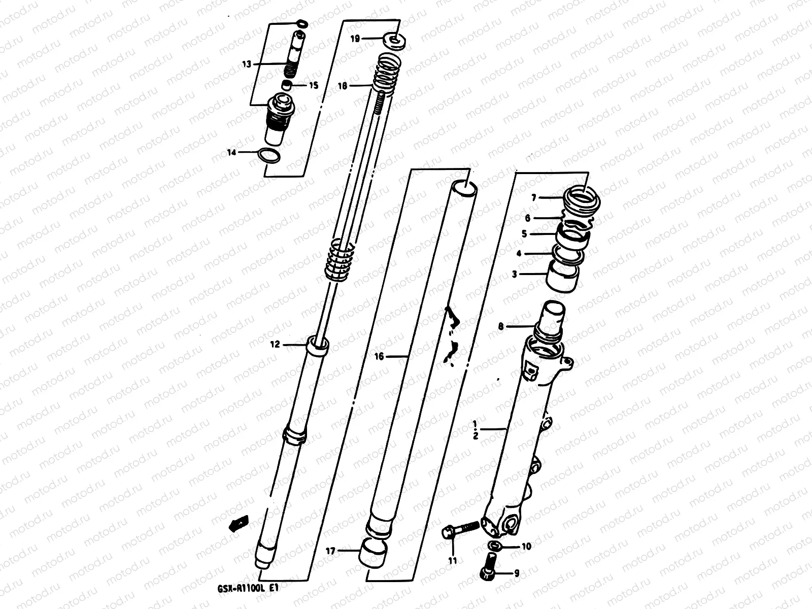 40B - FRONT DAMPER (MODEL L E24)