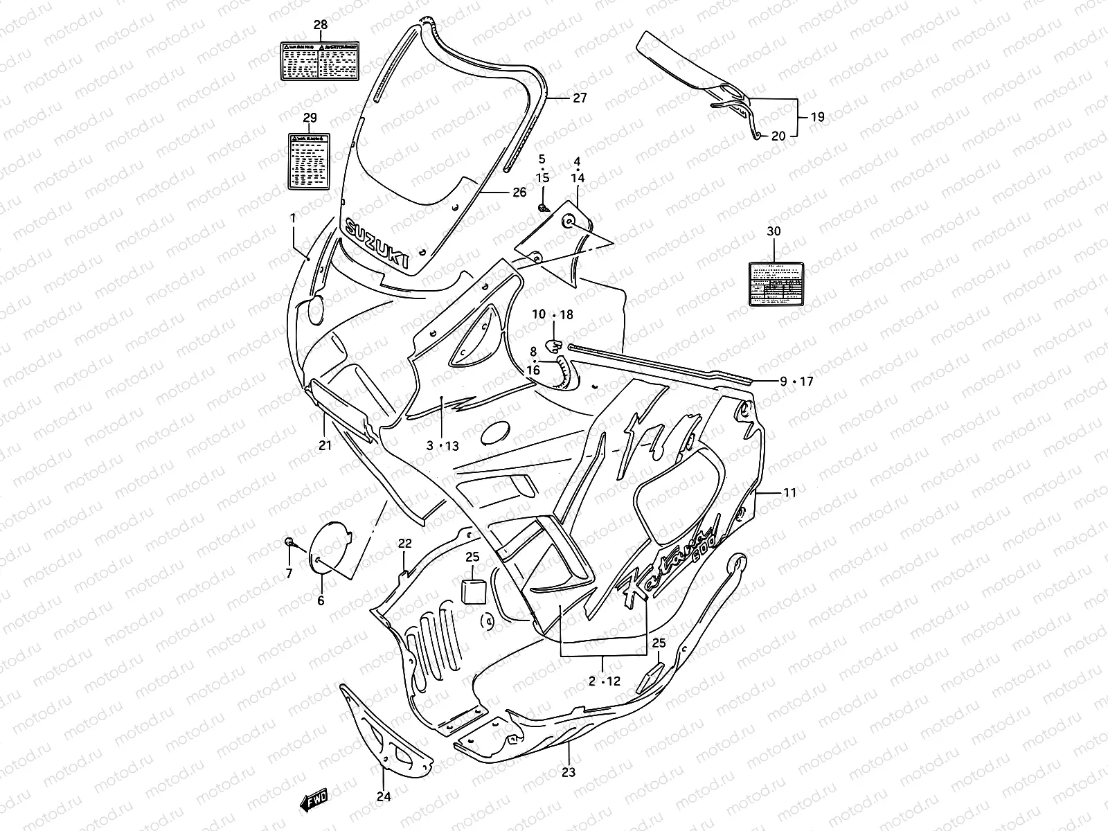 40D - COWLING BODY (MODEL N)