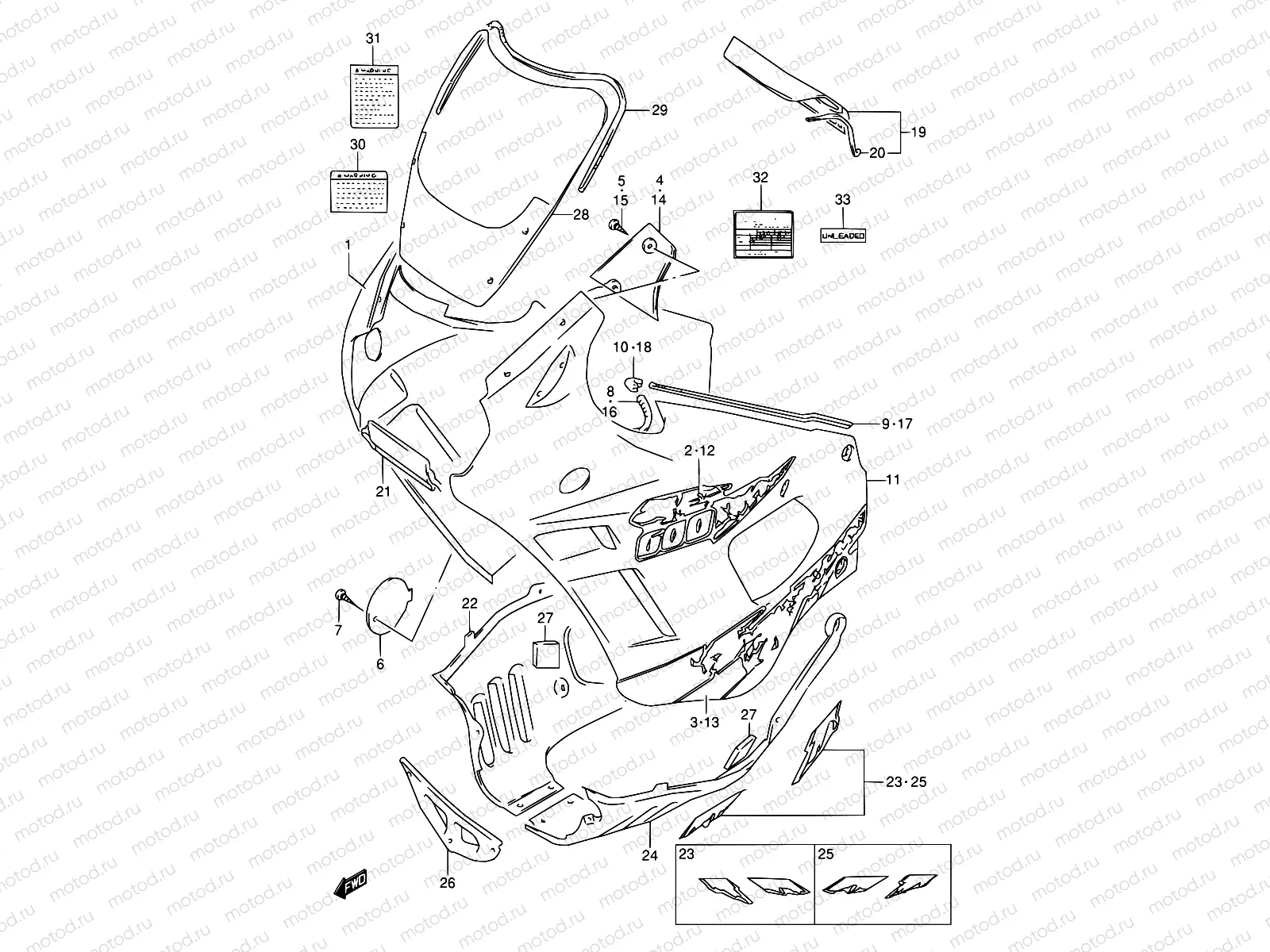 40J - COWLING BODY (MODEL S)
