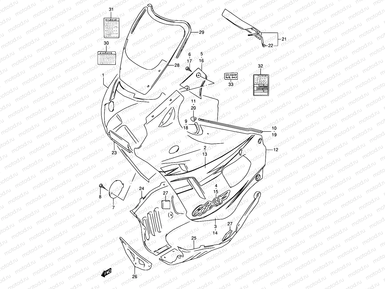 40K - COWLING BODY (MODEL T)