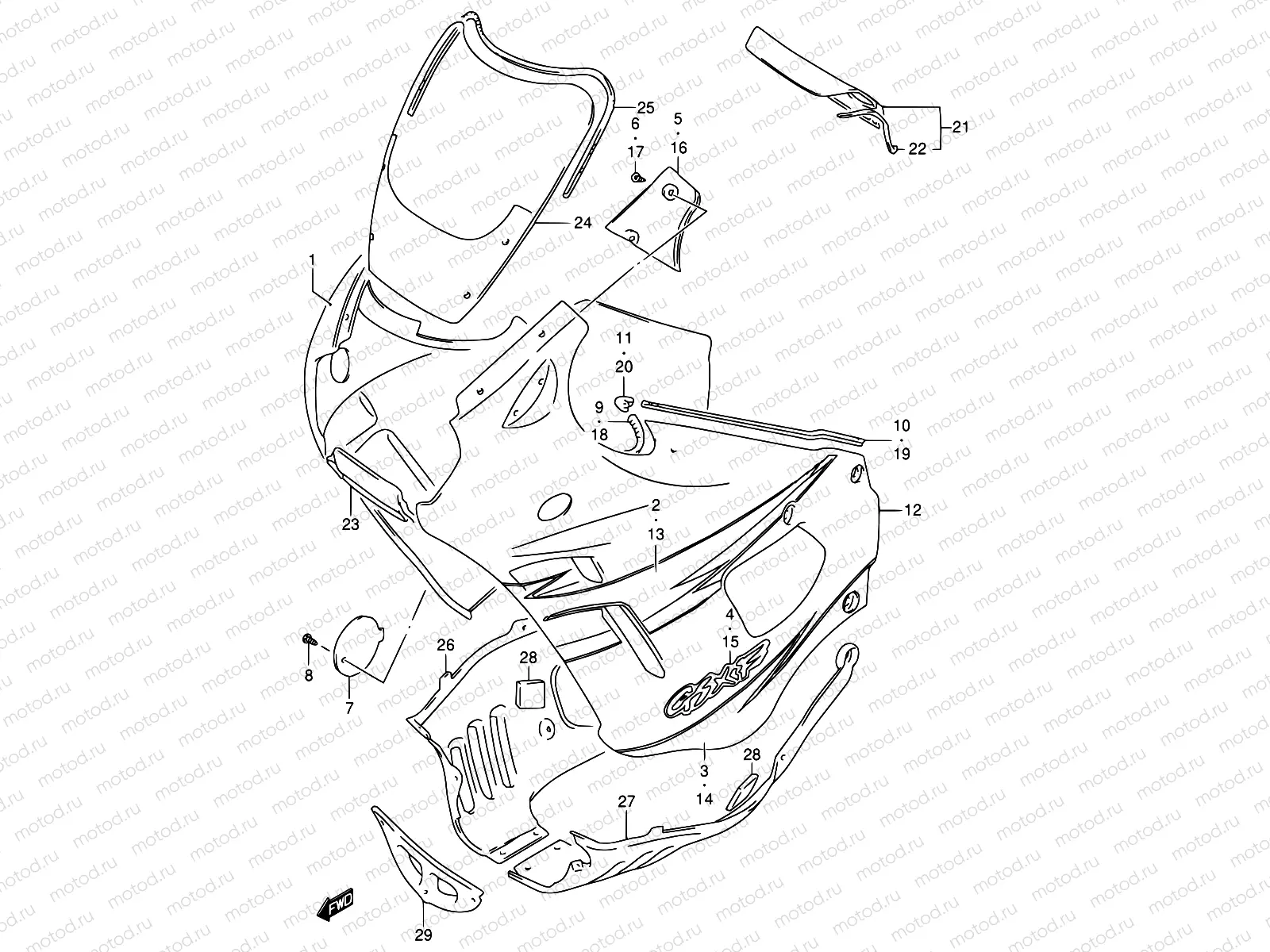 41 - COWLING BODY