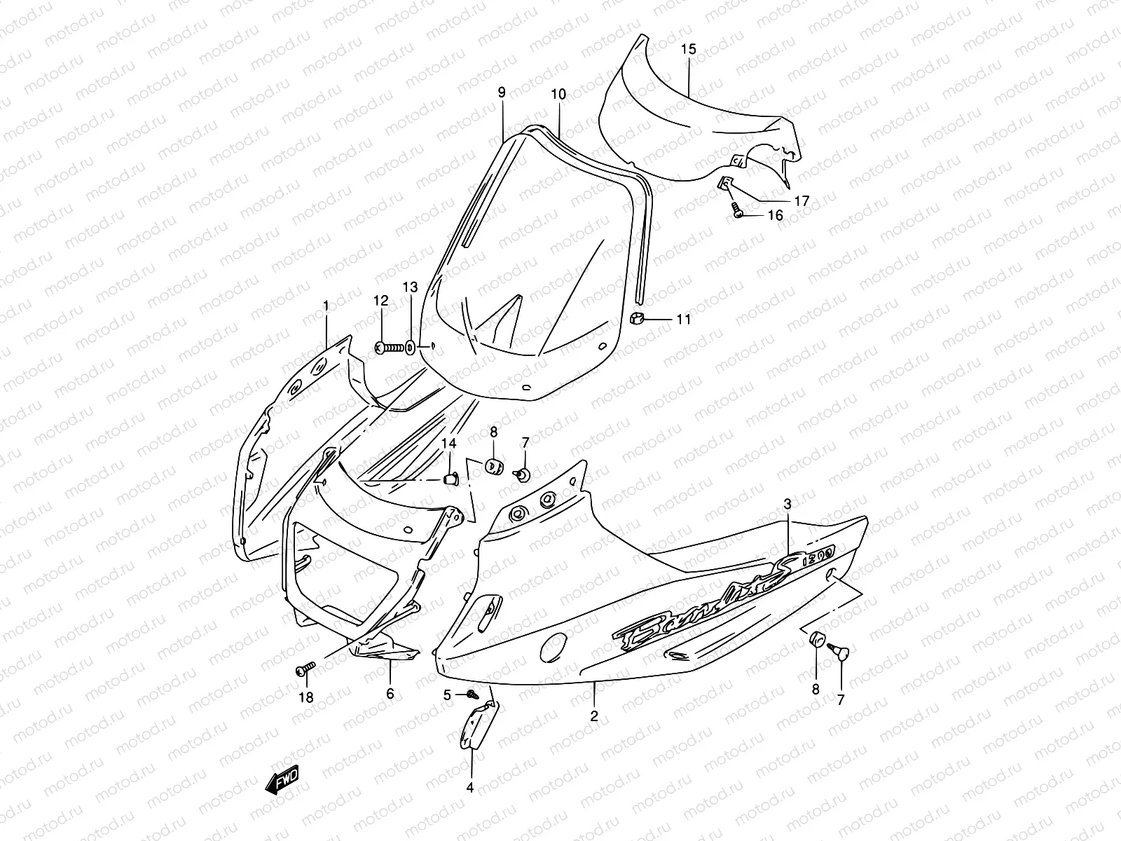 41 - COWLING BODY (MODEL T/V)