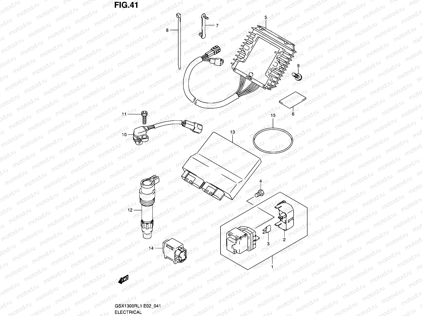 41 - ELECTRICAL (GSX1300RL1 E24)