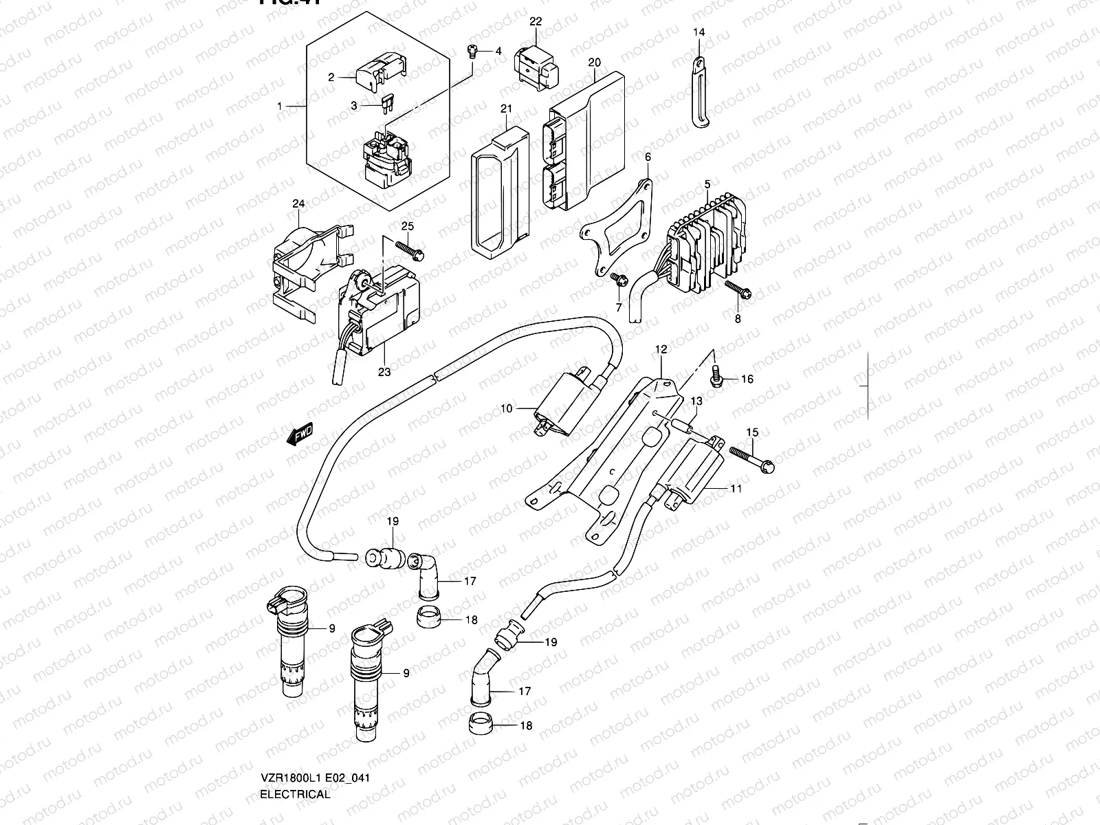 41 - ELECTRICAL (VZR1800L1 E51)