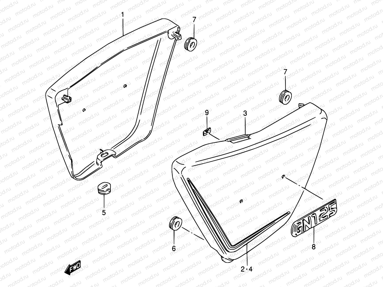 41 - FRAME COVER (MODEL Z)