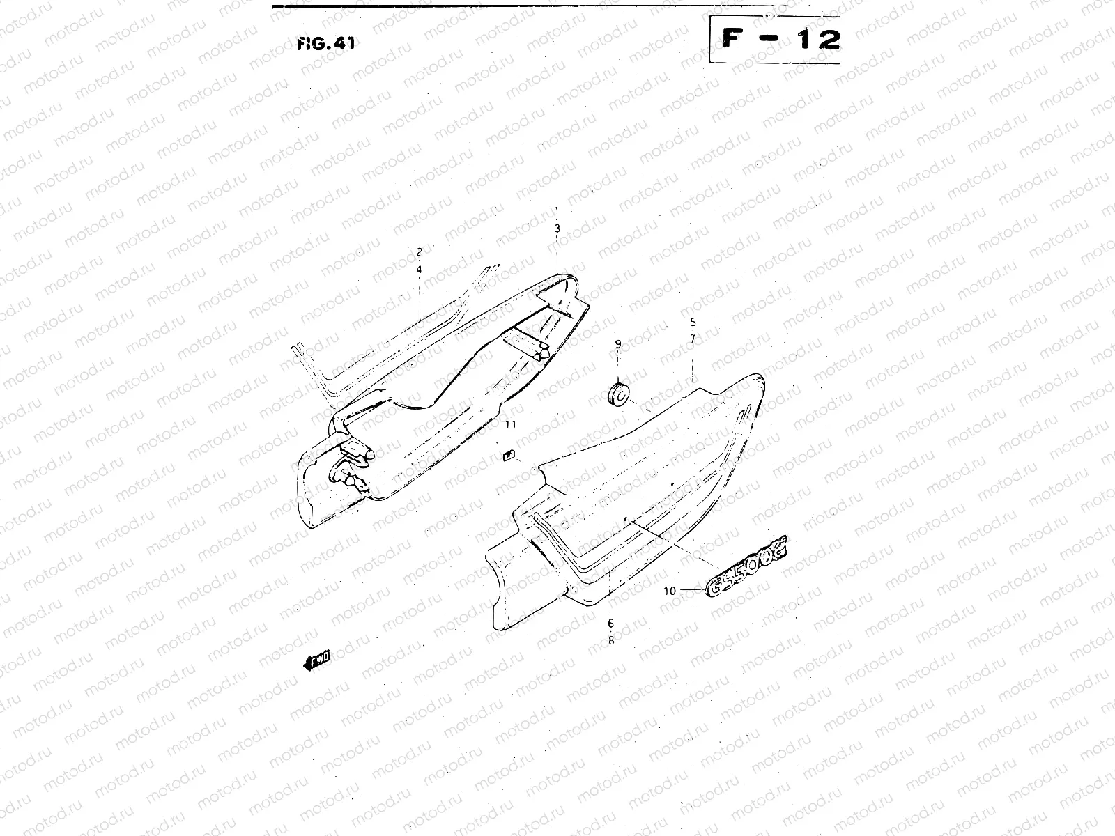 41 - FRAME COVER (MODEL Z)