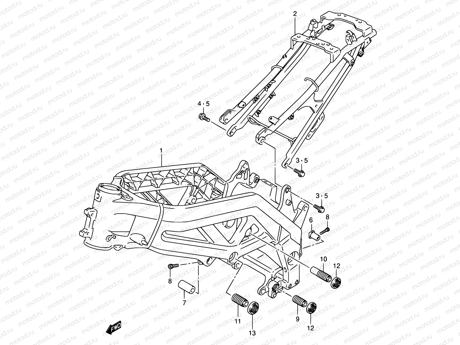 41 - FRAME (MODEL K3/K4/K5/K6)
