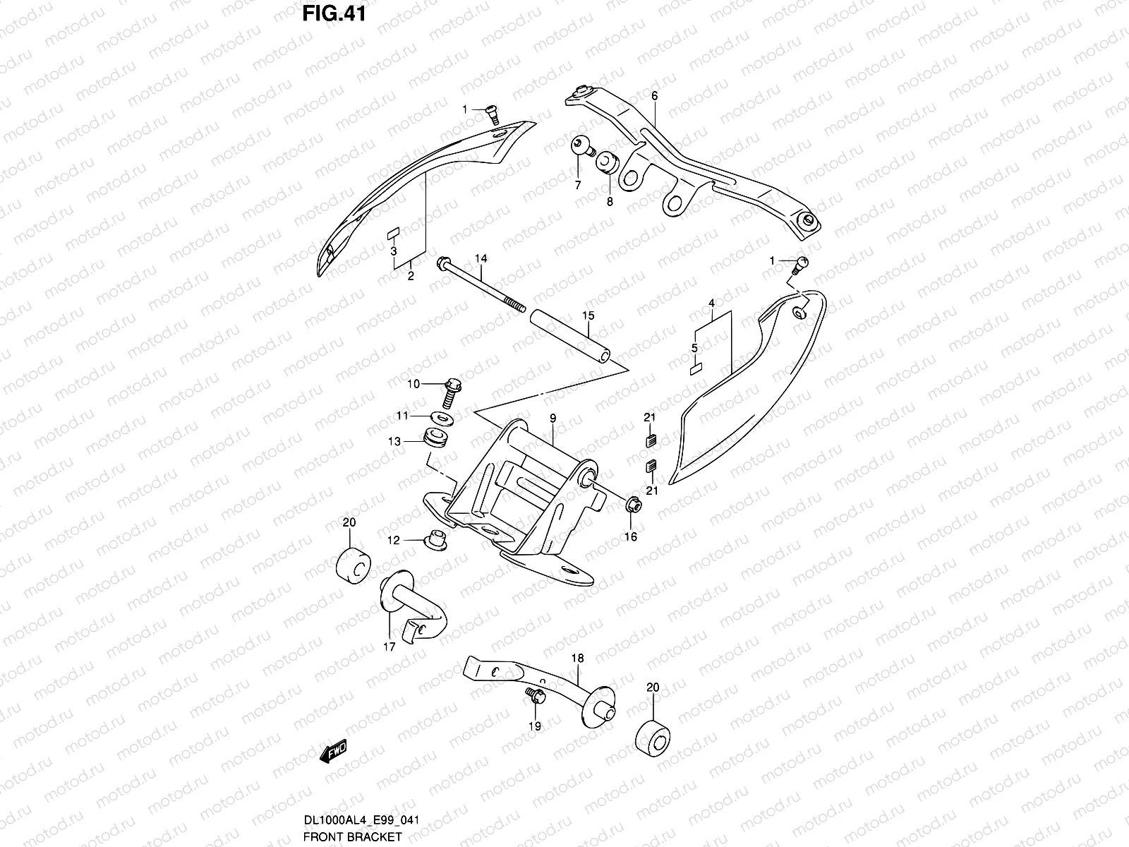 41 - FRONT BRACKET