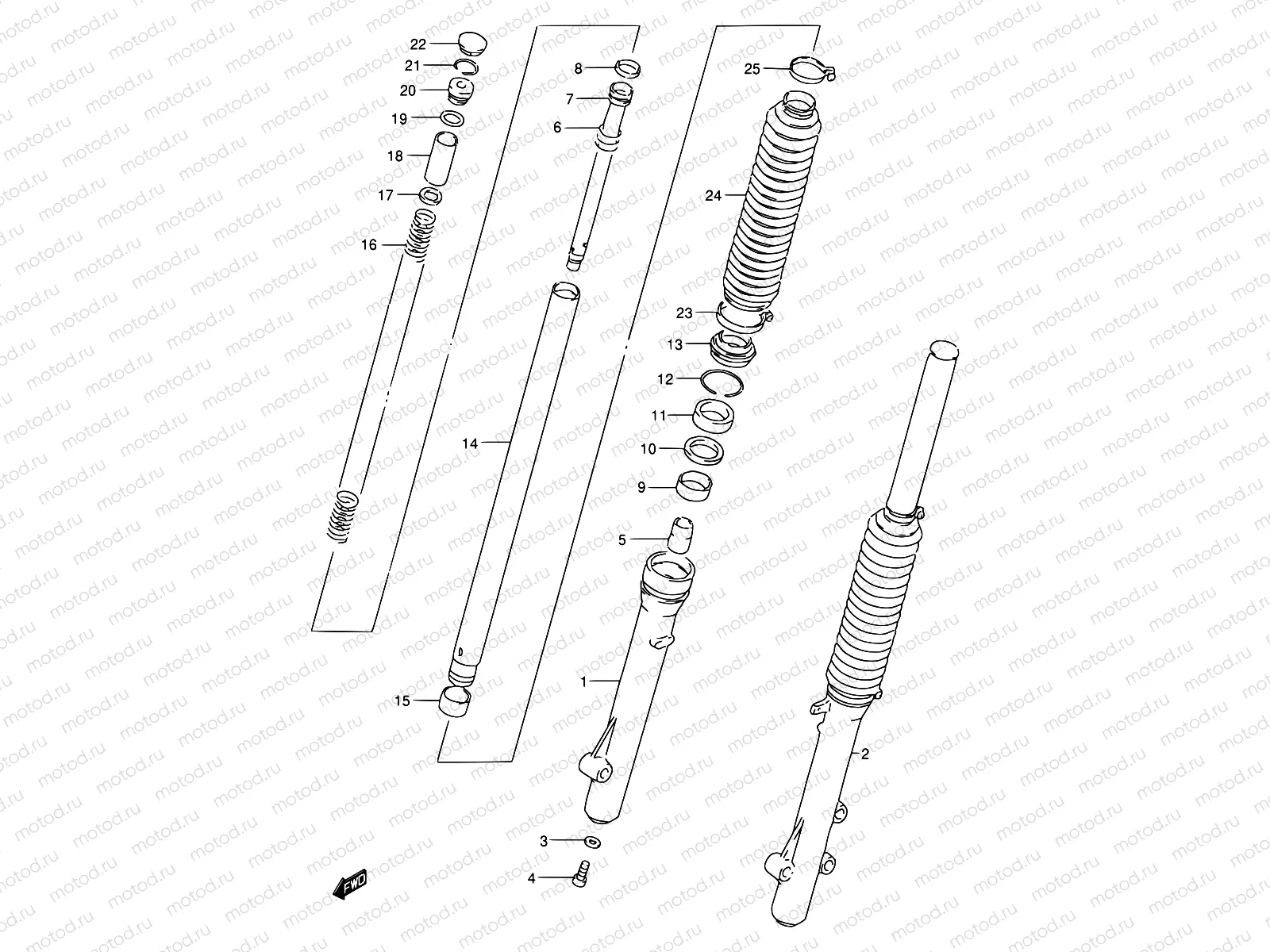 41 - FRONT DAMPER