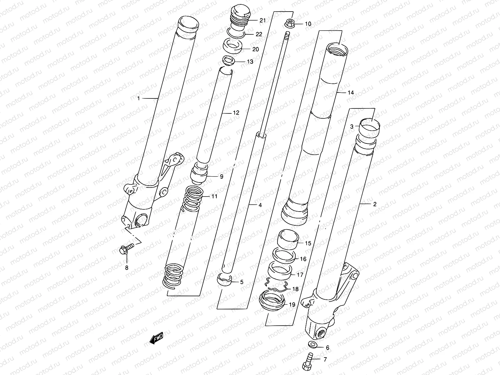 41 - FRONT DAMPER