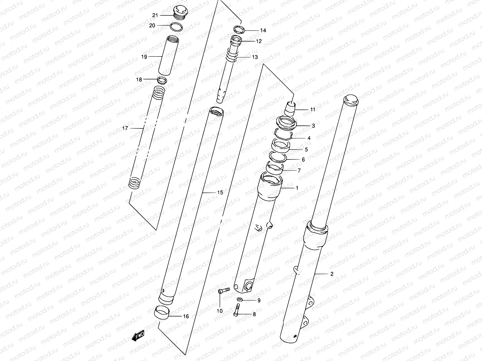 41 - FRONT DAMPER