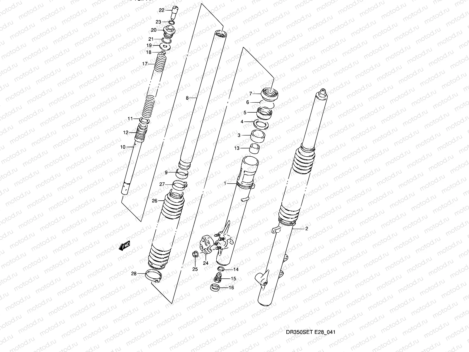 41 - FRONT DAMPER