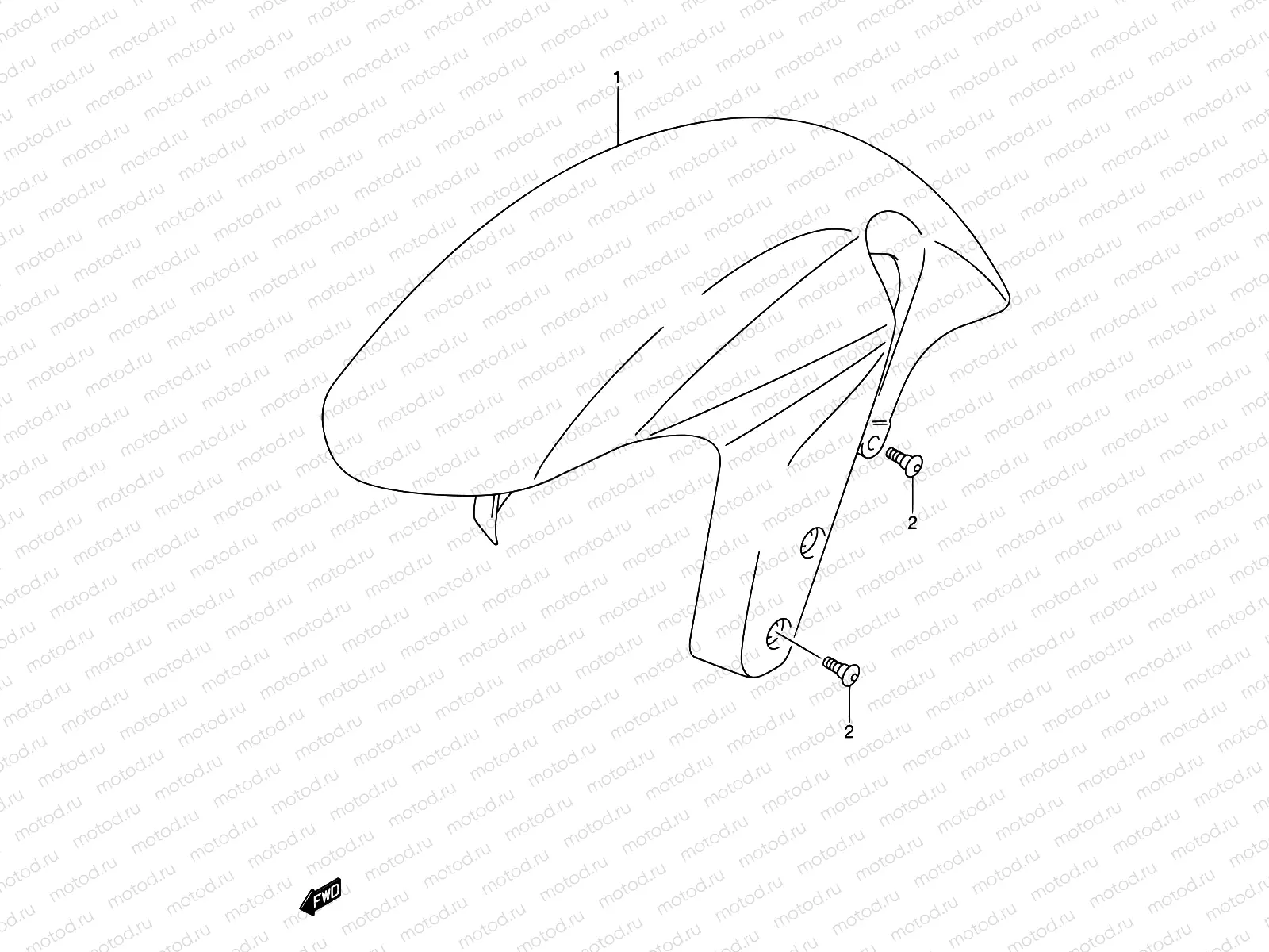 41 - FRONT FENDER
