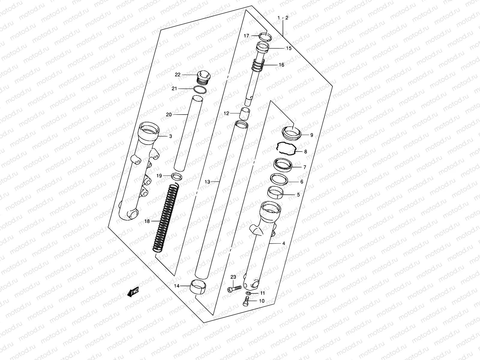 41 - FRONT FORK DAMPER