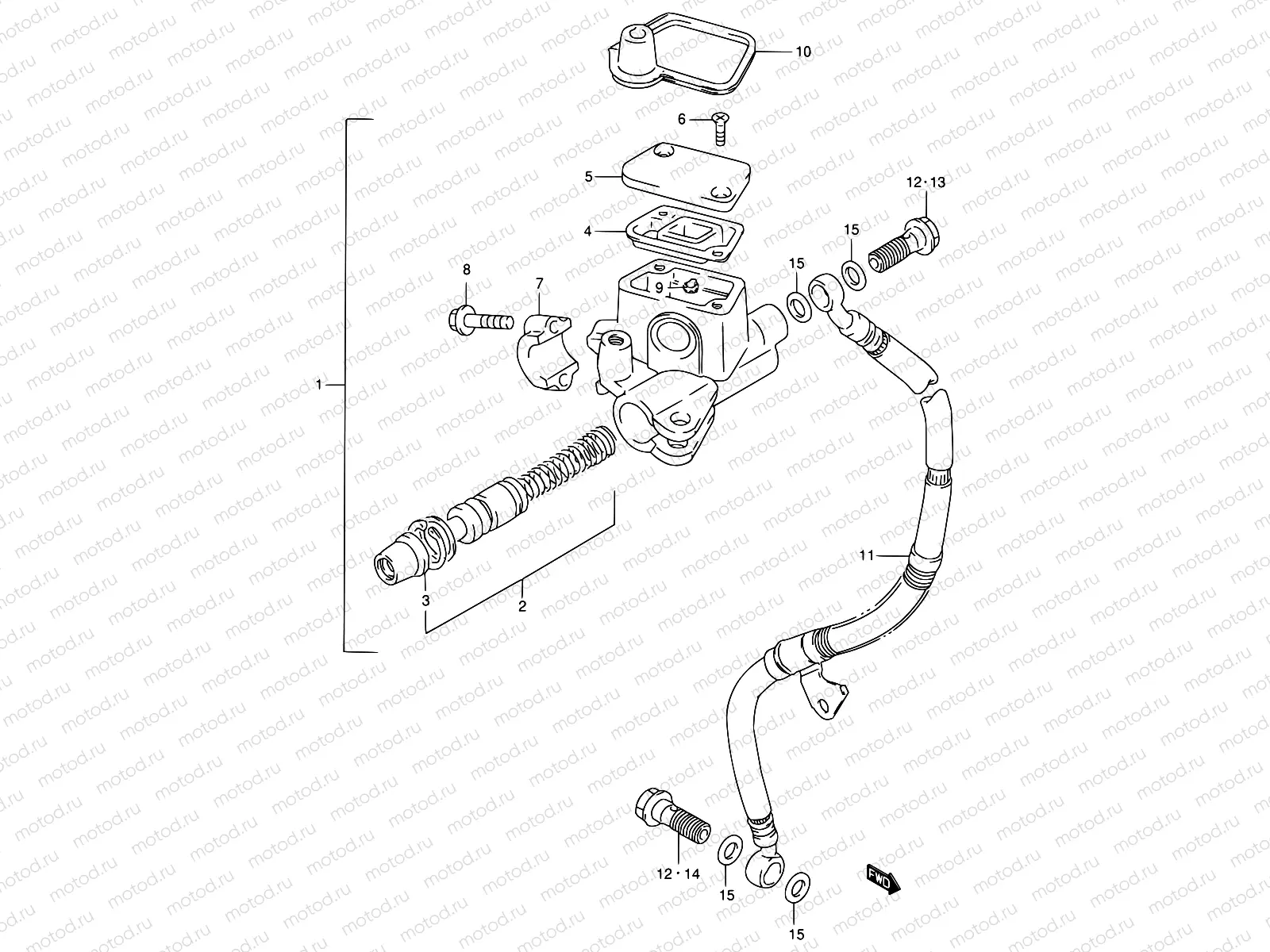 41 - FRONT MASTER CYLINDER