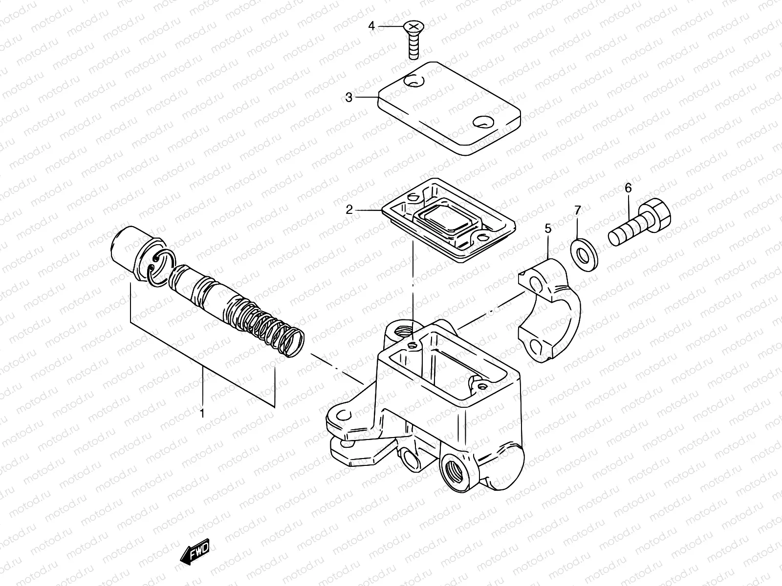 41 - FRONT MASTER CYLINDER