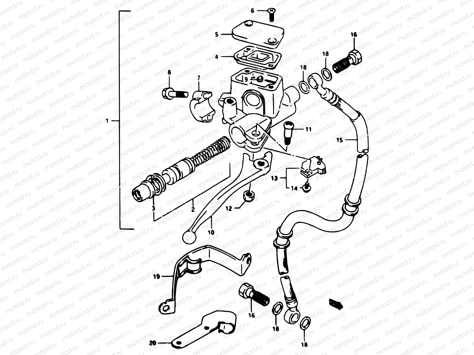 41 - FRONT MASTER CYLINDER