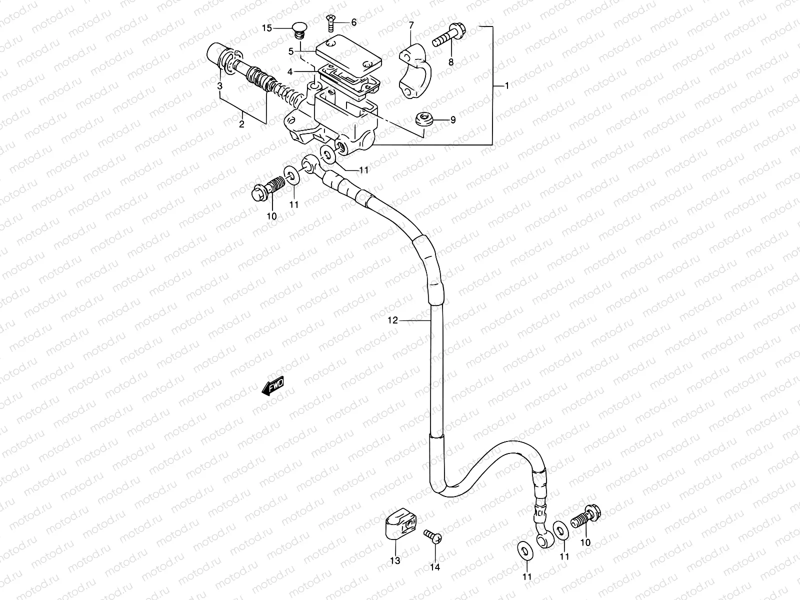 41 - FRONT MASTER CYLINDER