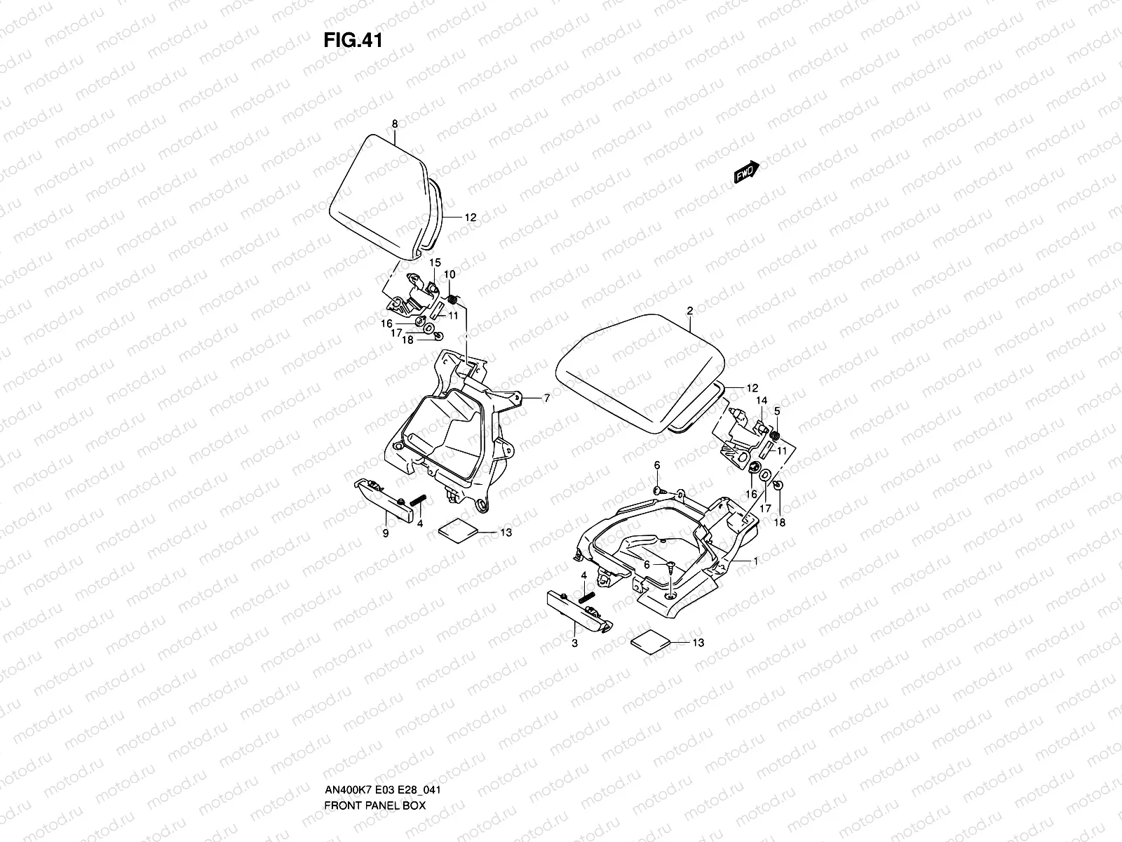 41 - FRONT PANEL BOX