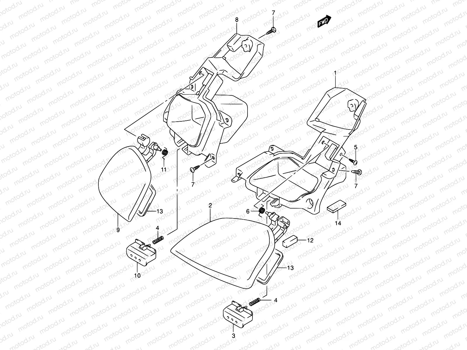 41 - FRONT PANEL BOX (MODEL K3)